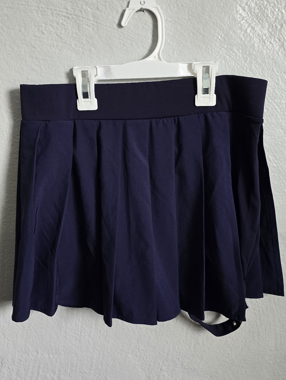 Breezeful™ High Waisted Pleated 2-in-1 Pocket Adjustable Buckle Micro Mini Quick